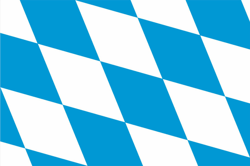 Landesflagge von Bayern